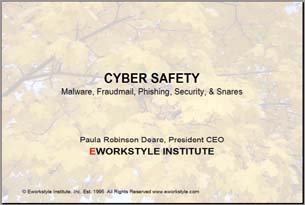 Cyber Safety slide